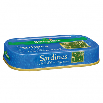 Sardines à l'huile d'olive bio 69g - Bonneterre