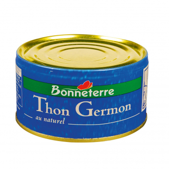 Thon Germon au naturel 139g -Bonneterre