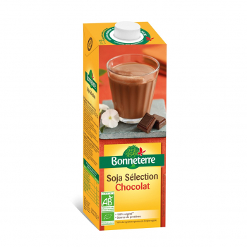 Boisson soja sélection chocolat 1L bio - Bonneterre