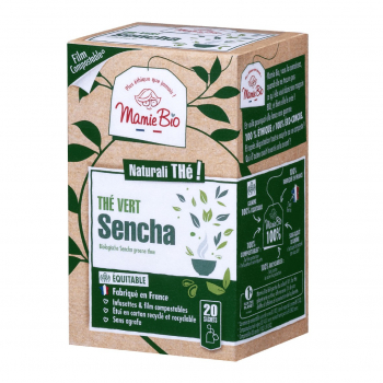 Thé vert sencha - 20 sachets - 40g bio - Mamie Bio
