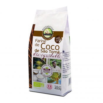 Farine de coco Sao Tomé 400g bio - Biosagesse