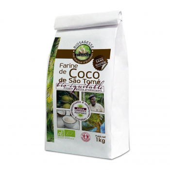 Farine de coco Sao Tomé 1kg bio - Biosagesse