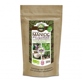 Farine de Manioc Bio Equitable - 250g -Écoidées
