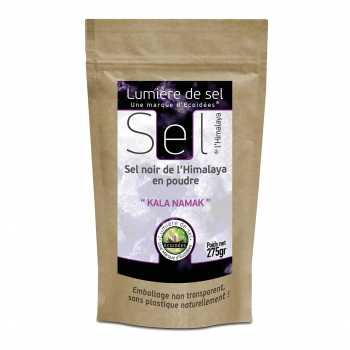 Sel noir de l'Himalaya en poudre 275g - Lumière de Sel