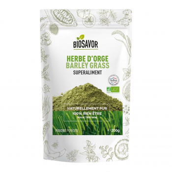 Poudre d'Herbe d'Orge 200g bio - Biosavor