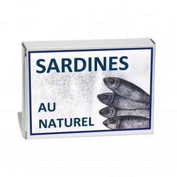 Sardines au naturel  collector 115g bio