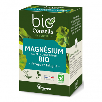 Magnésium 30 comprimés Bio - BioConseils