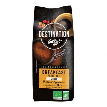 Café breakfast petit déjeuner moulu 500g Bio - Destination