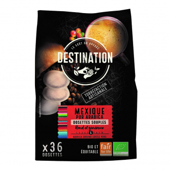 Café dosettes souples mexique 36x7g Bio - Destination