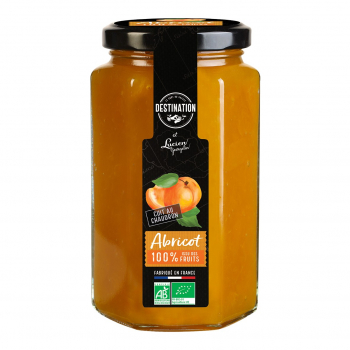 Confiture abricots 100% fruits 300g Bio - Destination