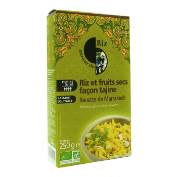 Riz et fruits secs façon tajine 250g Bio - Autour du Riz