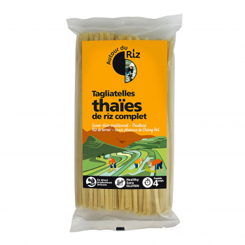 Tagliatelles thaïes de riz complet 400g Bio - Autour du Riz