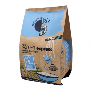 Ramen express : nouille de riz blanc 280g Bio - Autour du Riz