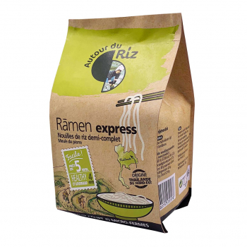 Ramen express : nouille de riz demi-complet 280g Bio - Autour du Riz