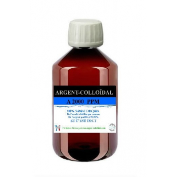 Argent-colloïdal à 2000 ppm 500 mil
