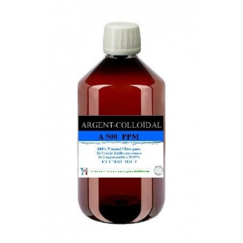 Argent-colloïdal 500 PPM 500 Mil