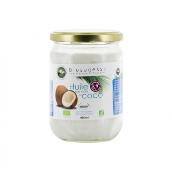Huile de Noix de coco BIO - pot de 450 ml - Ecoidées
