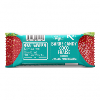 Barre Candy Coco Fraise 50g Bio - Candy Ville