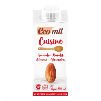 Crème Cuisine Amandes Nature 200ml Bio - Ecomil