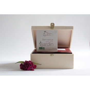 Boîte en bois de 20 chocolats