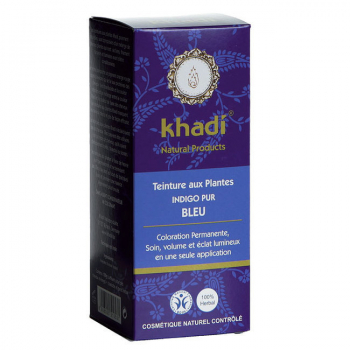 KHADI - Indigo pur Bleu - Coloration végétale naturelle 100g