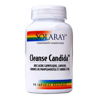 SOLARAY - Cleanse candida - Flore intestinale - 90 capsules