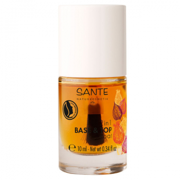 SANTE NATURKOSMETIK - Vernis 2 en 1 base et top coat 10ml