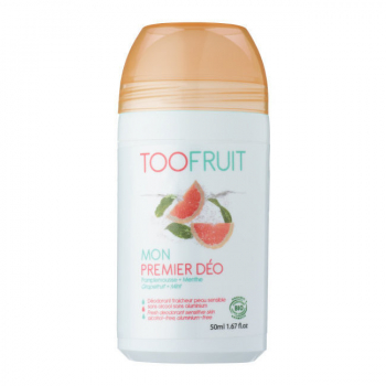 TOOFRUIT - Mon premier déodorant bio Pamplemousse Menthe - Sans alcool - 50ml