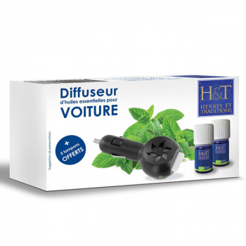 HERBES ET TRADITIONS - Diffuseur d'huiles essentielles Voiture