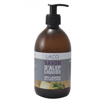 Savon d'Alep liquide - Savon végétal - Soin corps et mains - 500ml