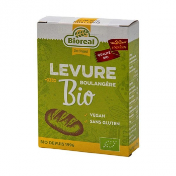 Levure Boulangère Déshydratée 5x9g Bio - Bioreal