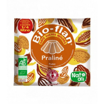 NAT-ALI - Bio-Flan : préparation bio pour flan au praliné