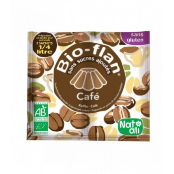 NAT-ALI - Bio-Flan : préparation bio pour flan au café