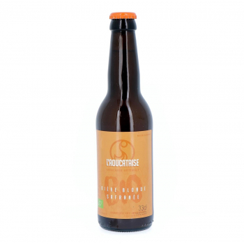 Bière Blonde Safranée artisanale bio, 33 cl (4,5% vol.)