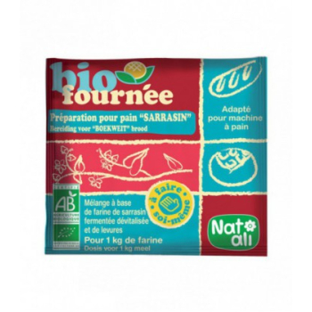 NAT-ALI - Bio fournée - Préparation pour pain sarrasin bio
