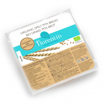 Pain Pita Epeautre Bio 260g (sachet de 4 pains) - Florentin