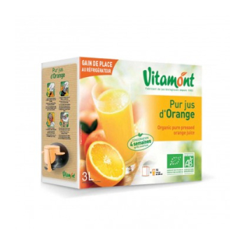 VITAMONT - Pur jus d'orange bio en cubi