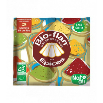 NAT-ALI - Bio-Flan : préparation bio pour flan aux épices