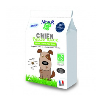 NESTOR BIO - Croquettes pour Chien Petite  bio & SANS CéRéALES