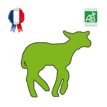 Quart d'agneau bio