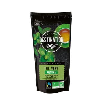 Destination - Thé Vert Menthe Equitable Chine 100g