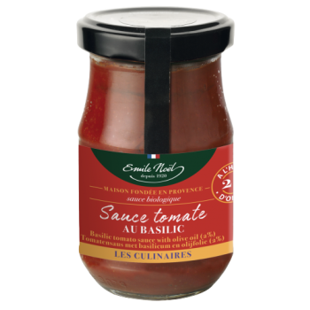 Sauce tomate au basilic bio