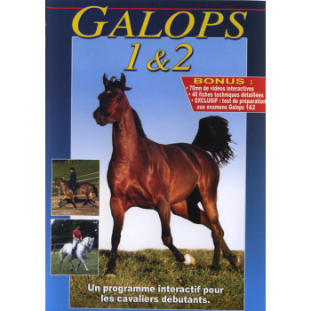 Galops 1 et 2 - DVD  equitation facile