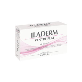Iladerm Ventre plat - Plantes, vitamines et minéraux- Affiner sa silhouette - 60 gélules