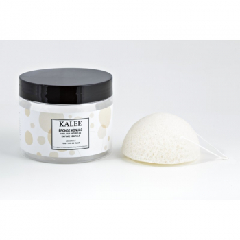Eponge konjac blanche naturelle Tous types de peaux