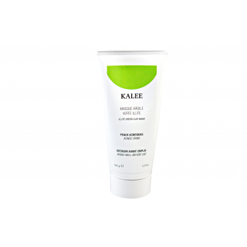 Masque argile verte illite pour peaux acnéiques