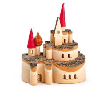 Petit Château en bois sculpté LEGLER