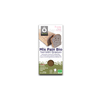 Mix Pain Sarrasin . Graines BIO Vegan sans gluten 200g