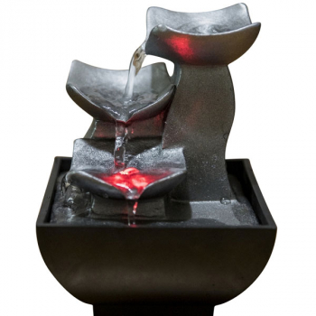 Fontaine d'Intérieur Déco Zen Relaxante Boro avec Eclairage Led
