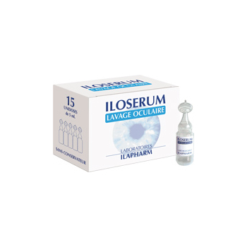 Iloserum - Collyre anti-larmoiements - 15 unidoses